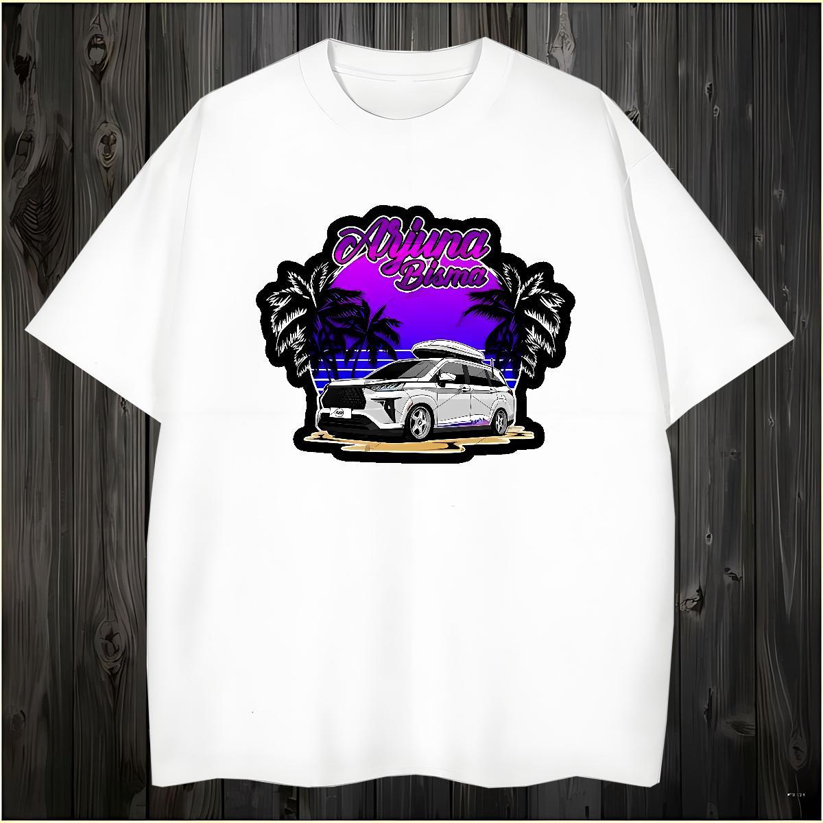 Unisex car T-Shirts for Men Beach Couples T Shirts 230g 100% Cotton Fashion Casual Crew Neck Customized Print Tee Shirt