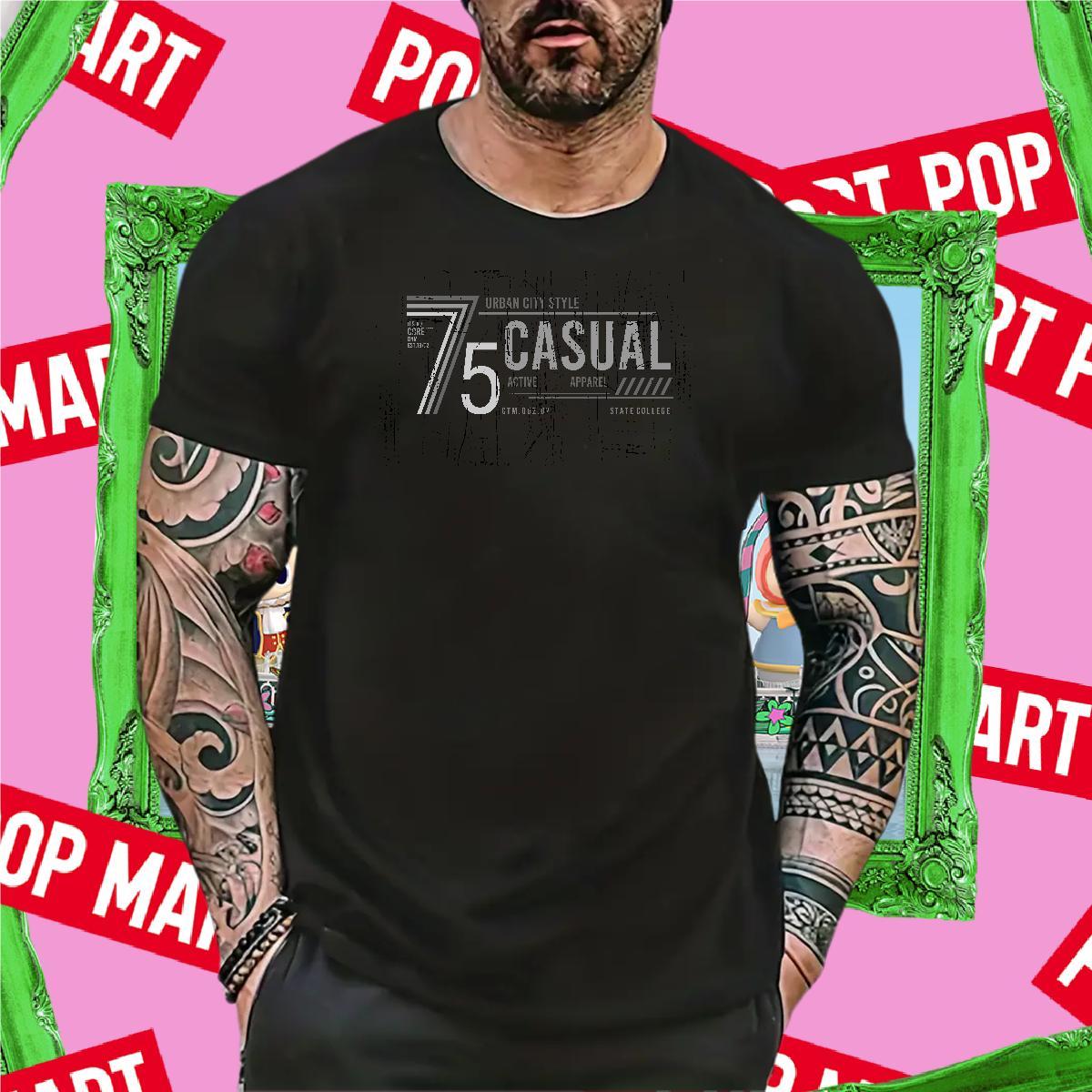 Brand letter 230g Cotton Tshirts Casual Beach Breathable Short Sleeve T-Shirts for Men Stylist Plus Size Cartoon Tops
