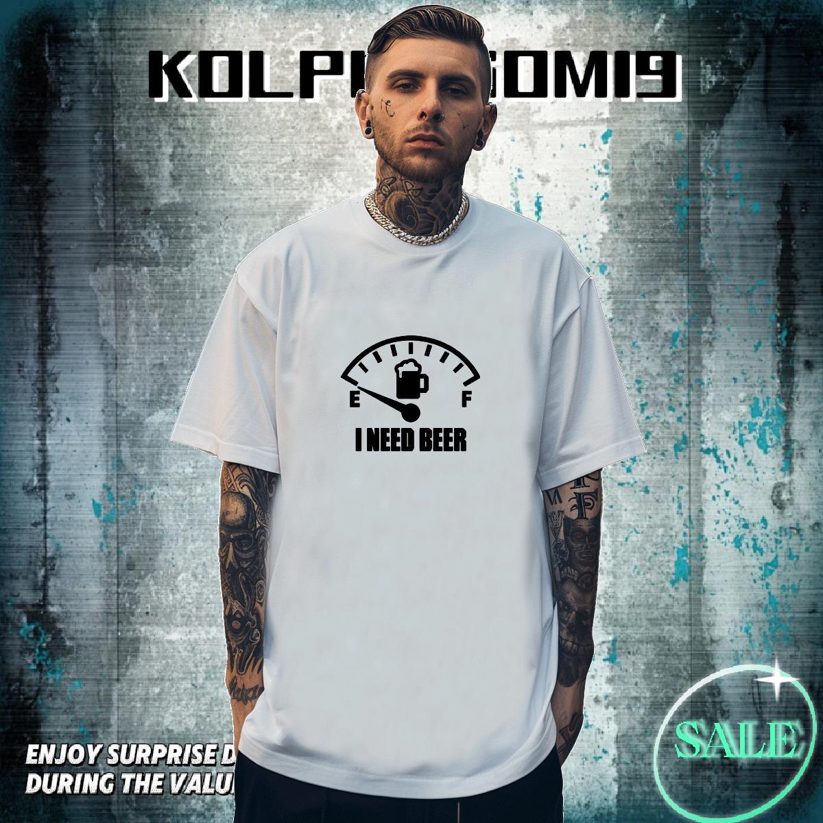 High Quality Men Tees Street wear Hip Hop 230g Pure Cotton Black White Crew Neck letter T Shirt For Man 2024 Tops