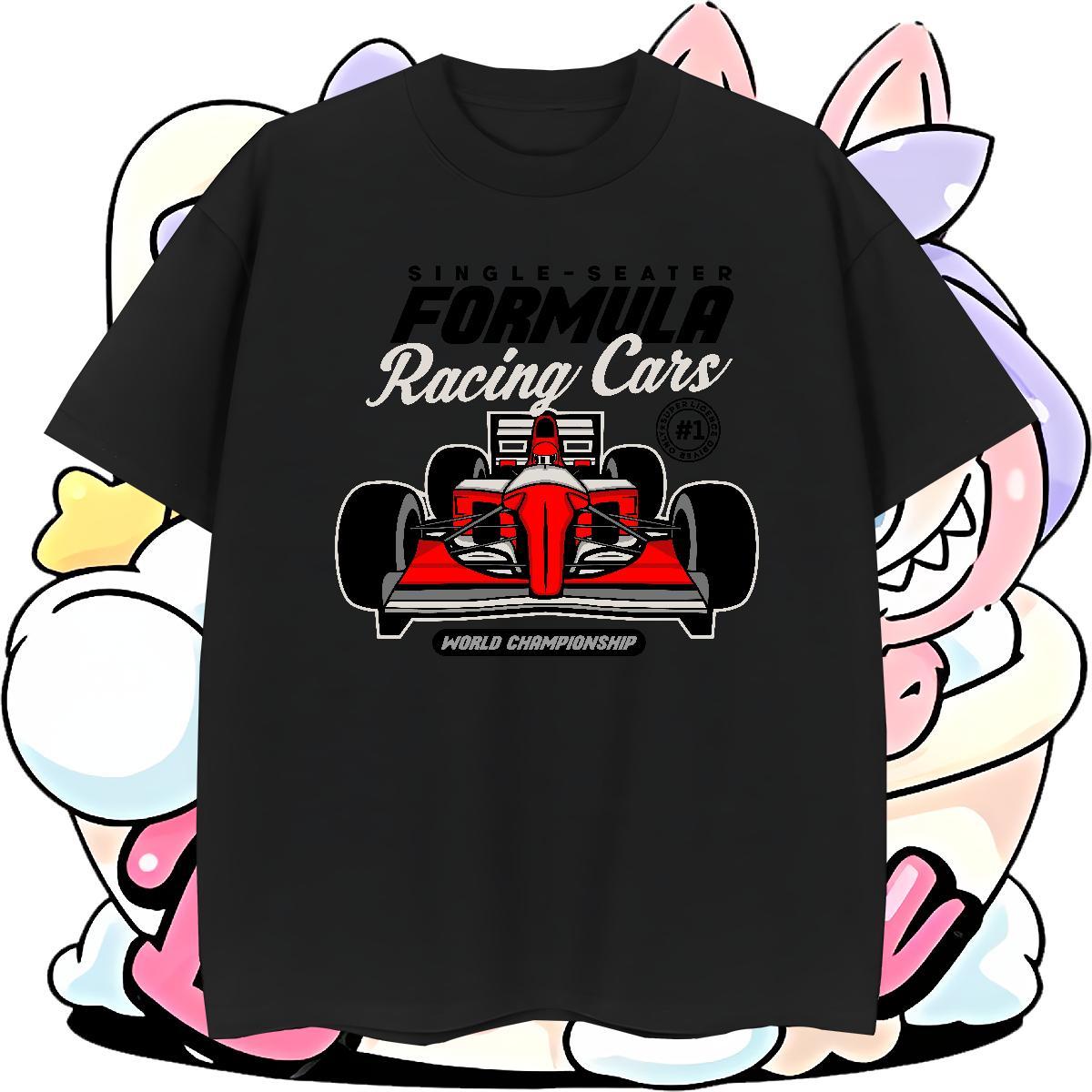 Designer go-kart 230g Pure Cotton Men Tees Spring Summer Short Sleeve Soft Mens T Shirts Brand Oversized Tops Tees