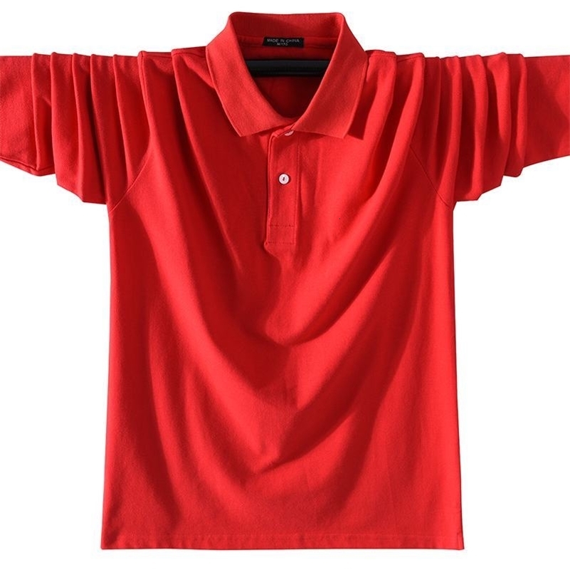 100% Cotton High Quality Mens Polo Shirts Solid Color Classic Casual Long Sleeve Polos Homme Fashion Men Clothing Lapel Tops 240819