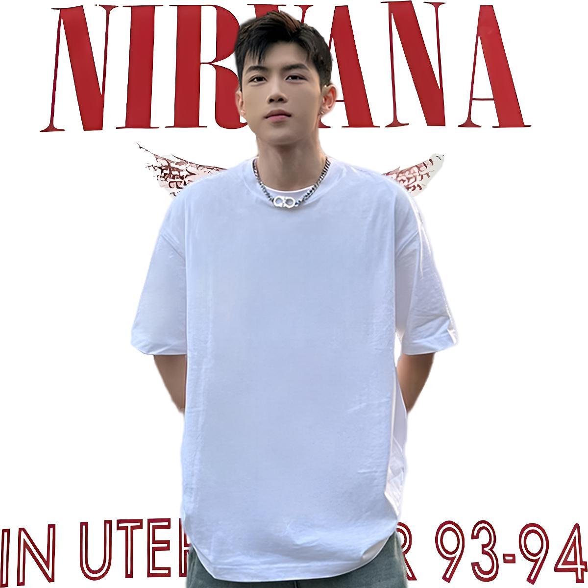 Casual New Men Tees halloween High Street Hip Hop 230g 100% Cotton Wear Breathable Short Sleeve Comfortable Man T Shirts DIY Anime