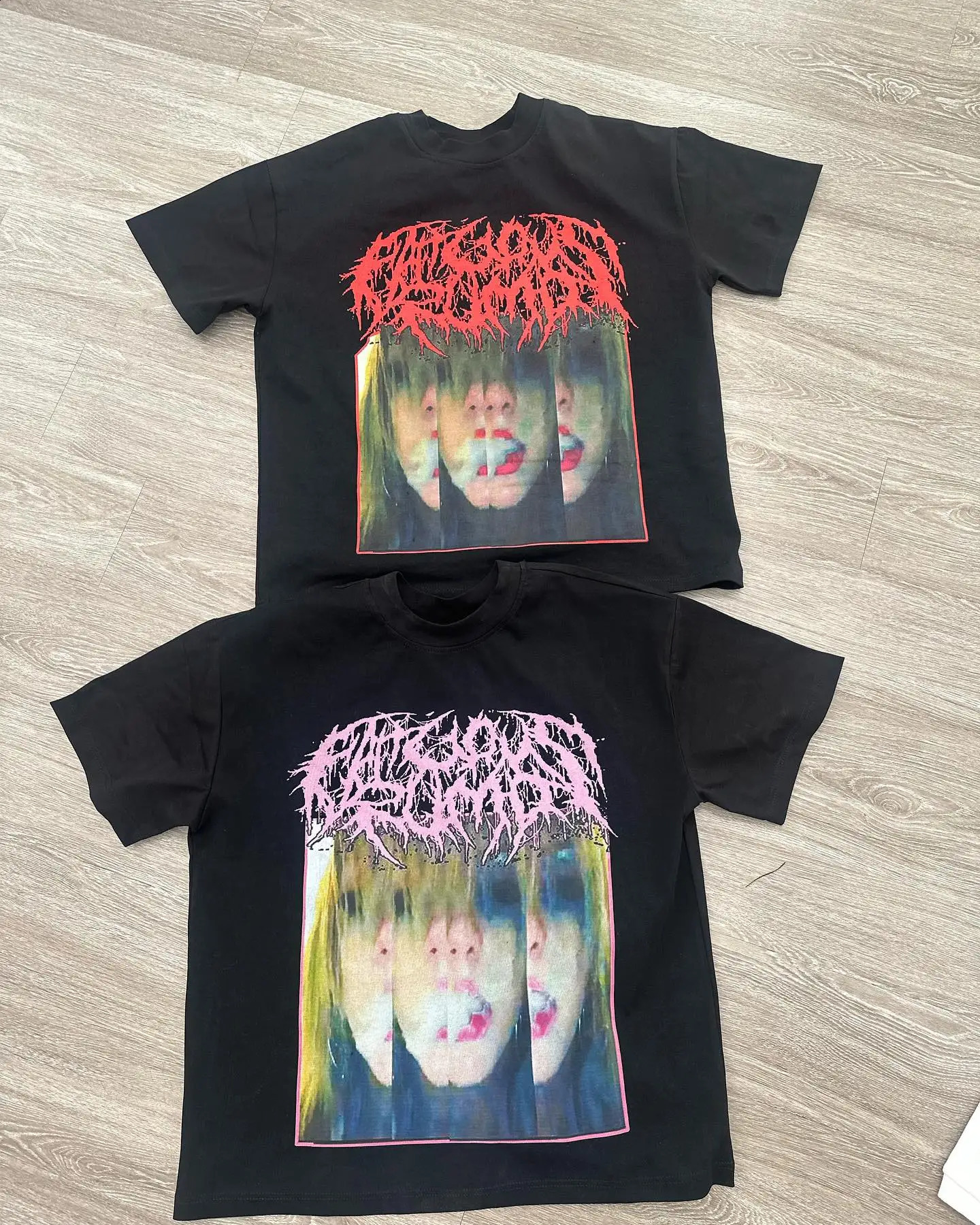 Goth Style T Shirt Men Women Y2K Retro Harajuku Pixel Print Graphic Short Sleeve Hip Hop Streetwear Cotton Tops 240819