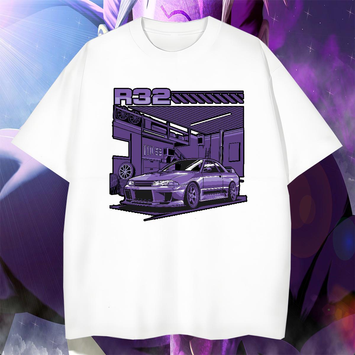 Wholesale car Mens T Shirts Daily Outfit Mens Tshirts 100% Cotton 230g Customized Breathable Soft Oversized 4XL Tees Shirts
