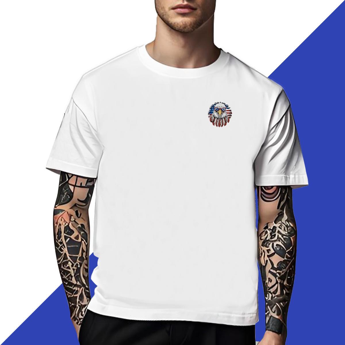 Popular Tshirt for Man Woman Beach 230g Pure Cotton Anime Breathable Short Sleeve eagle Men T Shirts New Designer Tees