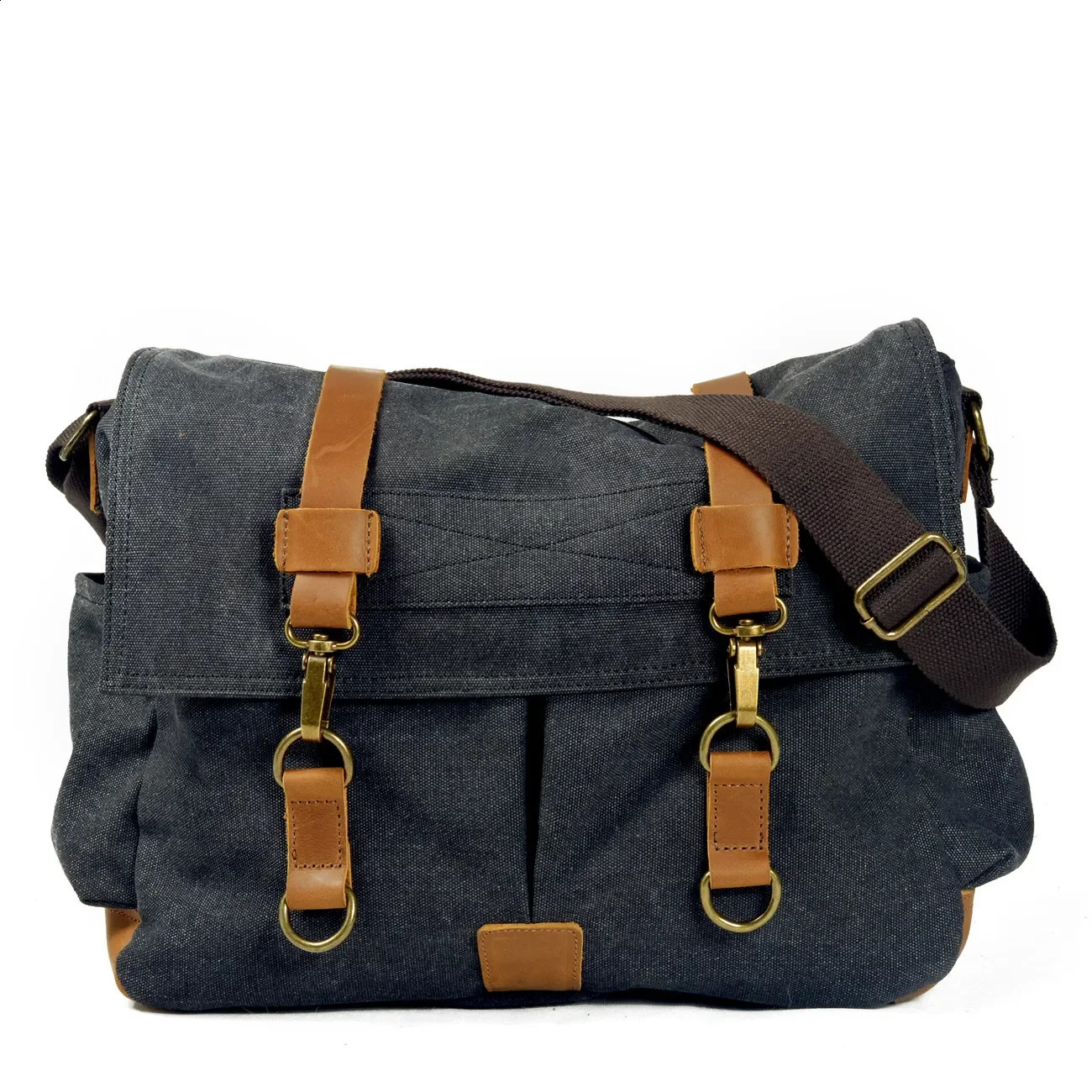 canvas bag mens diagonal bag leisure riding shoulder bag tooling large capacity outdoor messenger bag 240819