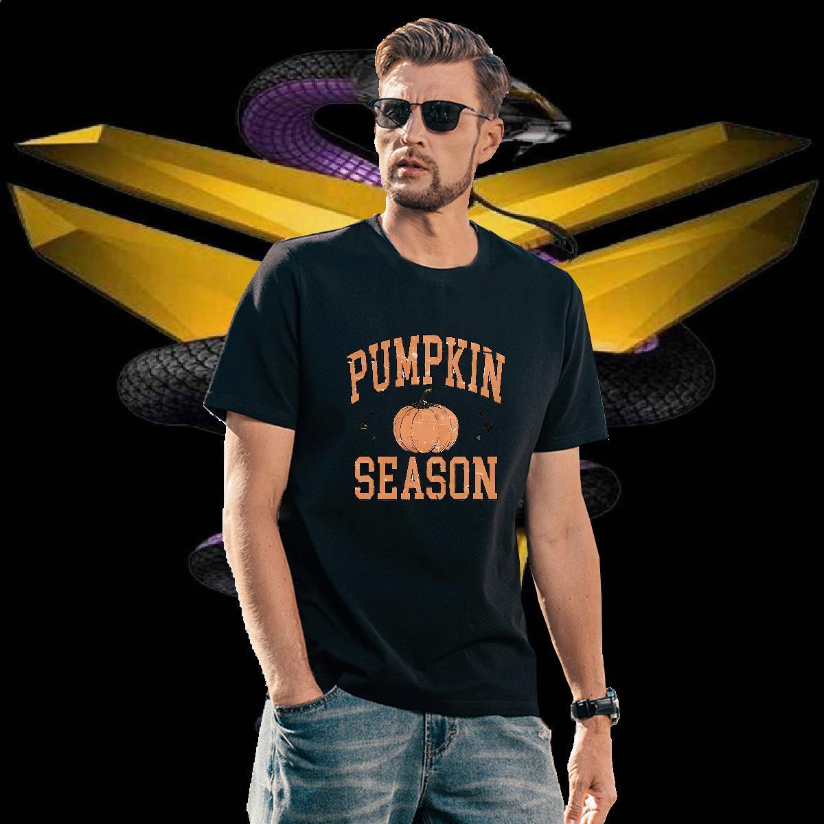 Designer pumpkin Mens Tshirts 230g Pure Cotton T-Shirts for Men Plus Size Cartoon Street Breathable Short Sleeve Soft Tops