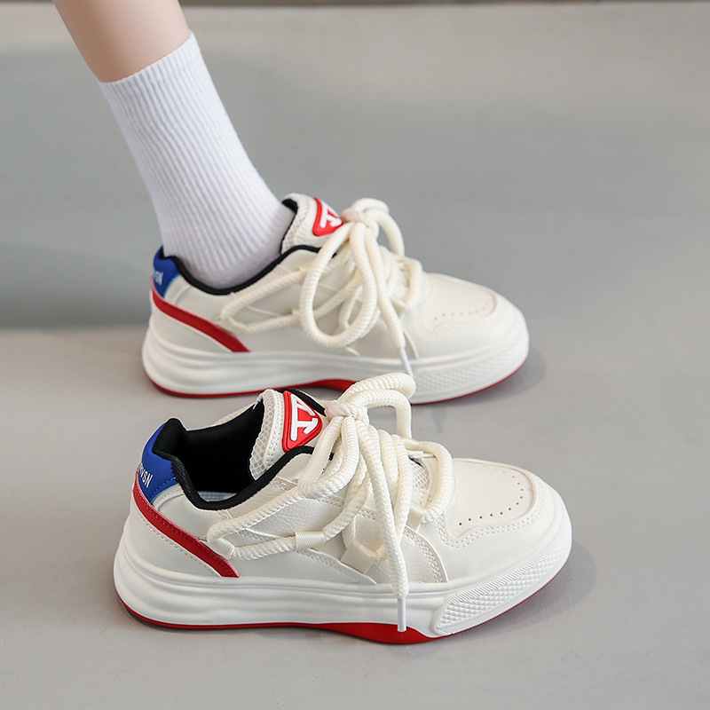 Ddmysports Little White Autumn New Korean Edition Student Versatile Casual Women S Flat Ins Sports Board Shoes JC OUTDOOR