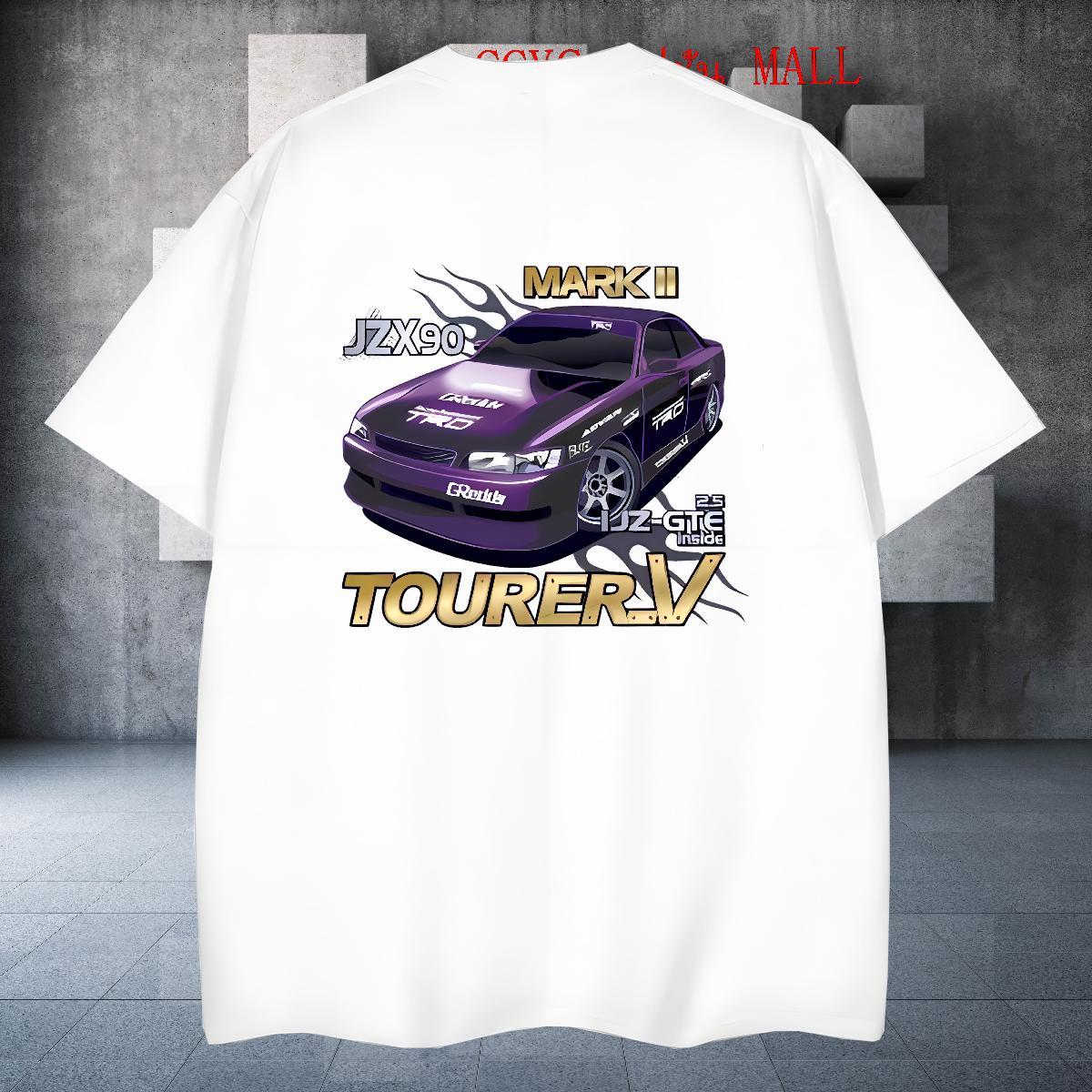 Comfortable beach T Shirts Men Daily Wear Men Clothes T-Shirt 230g Cotton Fashion Breathable Skull Tops Tees
