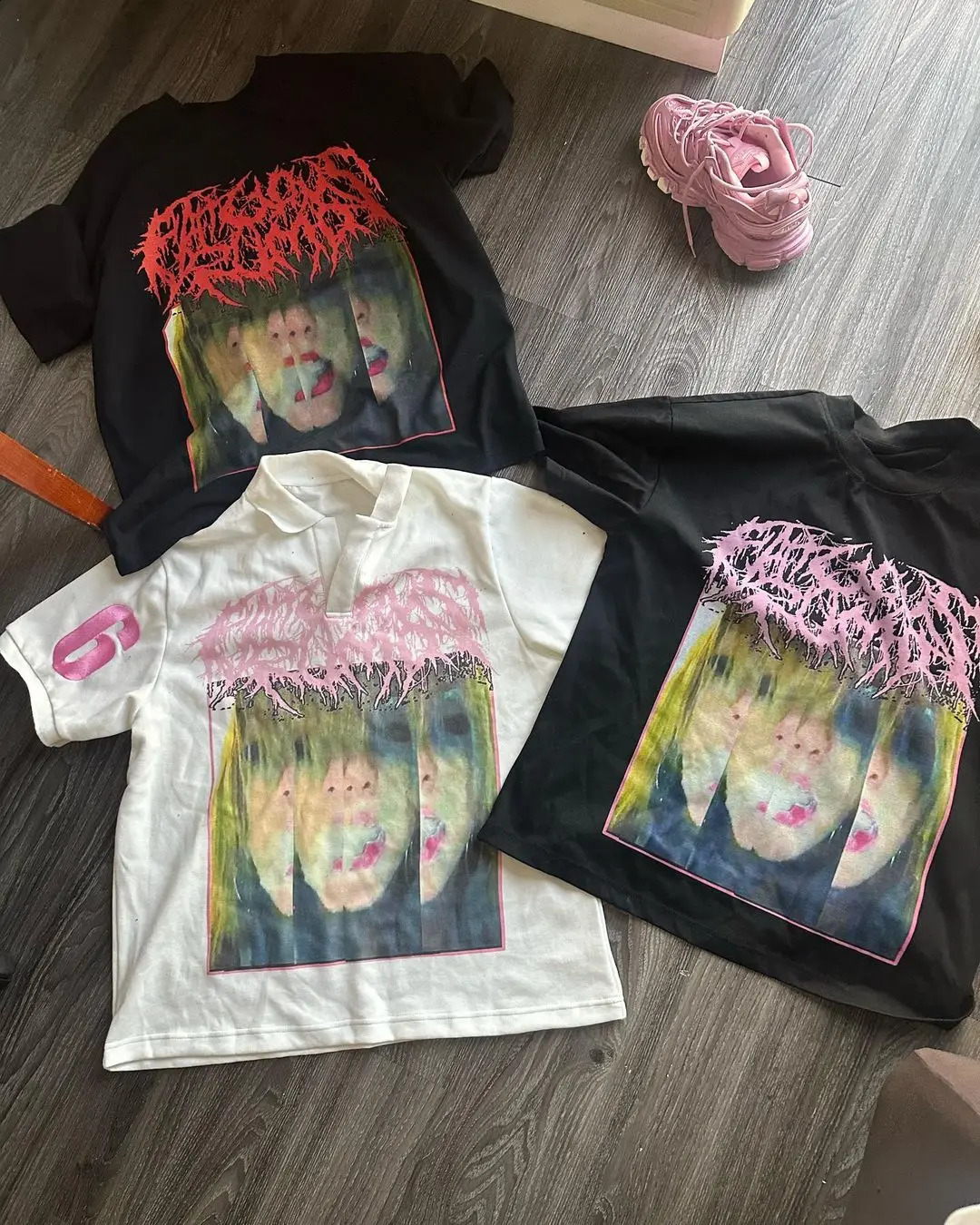 Goth Style T Shirt Men Women Y2K Retro Harajuku Pixel Print Graphic Short Sleeve Hip Hop Streetwear Cotton Tops 240819