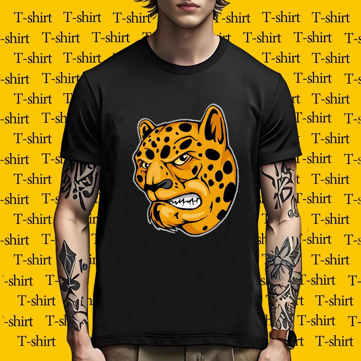 Designer Mens T Shirts leopard Breathable Crew Neck Anime Printing Street Custom Big Size 230g Pure Cotton Men Tshirts Designer Fashion Top Tees