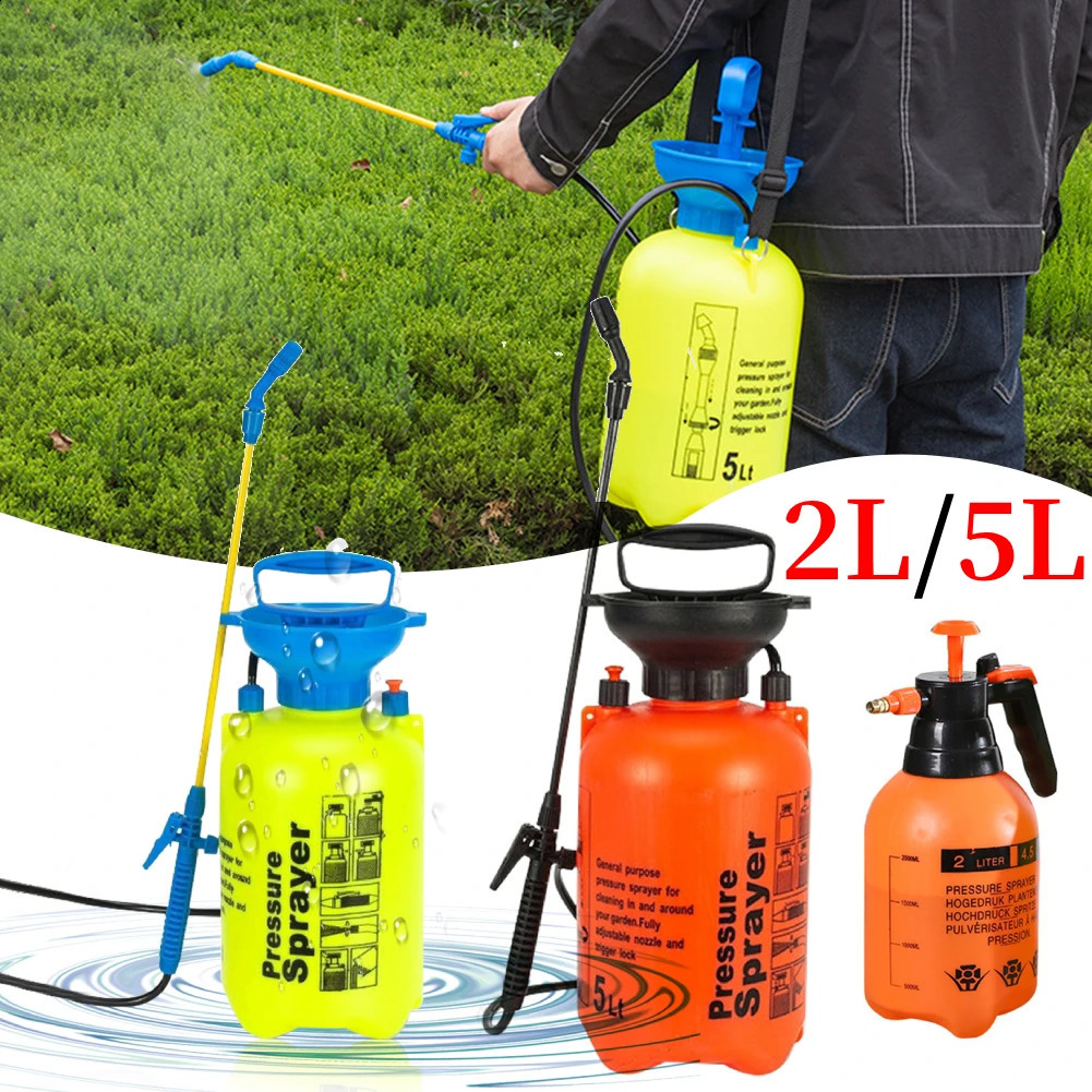 2L/ 5L Hand Pressure Sprayer Air Pressure Pump Sprayer for Garden Irrigation Gardening Tools Watering Can Mist Nozzle for Lawn 240819