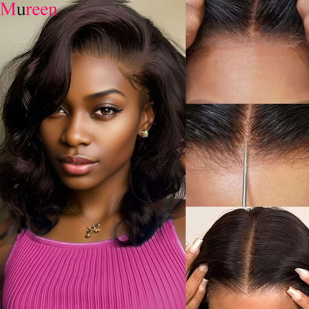 Glueless Bob For Women Ready To Go Wigs 4X4 Lace Closure Wig Human Hair Body Wave 13X4 Frontal Wear