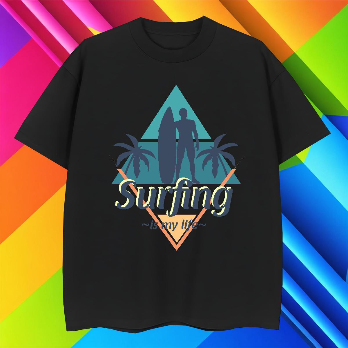 Free Shipping Men Clothes T-Shirt Beach 100% Cotton 230g Anime Print Breathable Soft skateboarding T-Shirts Wholesale Top Tees