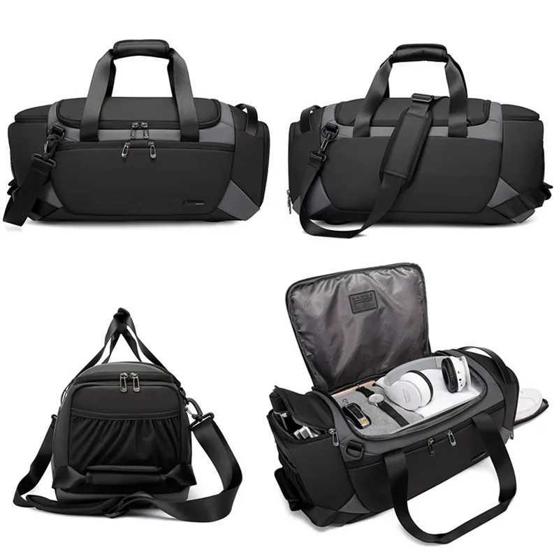 BANGE Sports Bags Men Gym Bags For Fitness Training Outdoor WaterProof Sport Bag Dry Wet Separation Bags Sac De Travel Bag CL240820