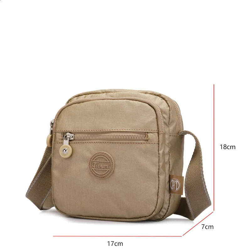 TEGAOTE Womens Small Bag 2024 y er Handbag Nylon Waterproof Wallet Bolsa Womens Travel Side Bag 240819