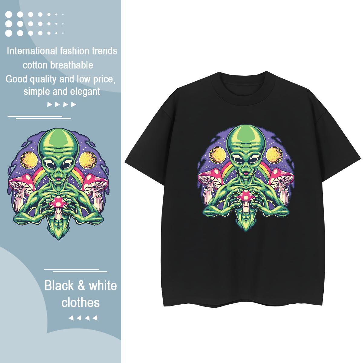 New Woman Tshirt Street Casual Breathable Soft Wear Comfortable 230g Cotton ET Oversized T Shirt For Woman