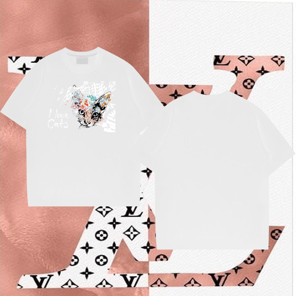 Fashion Men Tees cute Casual Daily Wear 230g Cotton Clothings O-Neck Short Sleeve Free Shipping Men T Shirts Floral Print