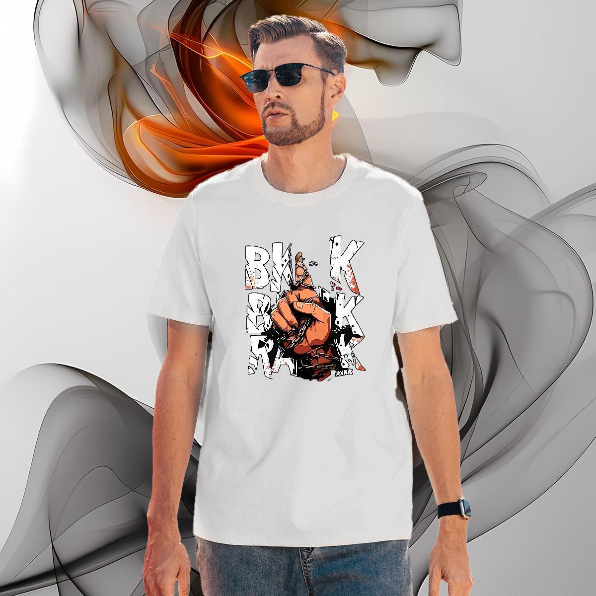 Designer hands Mens T Shirts Hip Hop Street Tshirt for Man Woman 230g Pure Cotton DIY Customized Crew Neck Plus Size Cartoon Polos