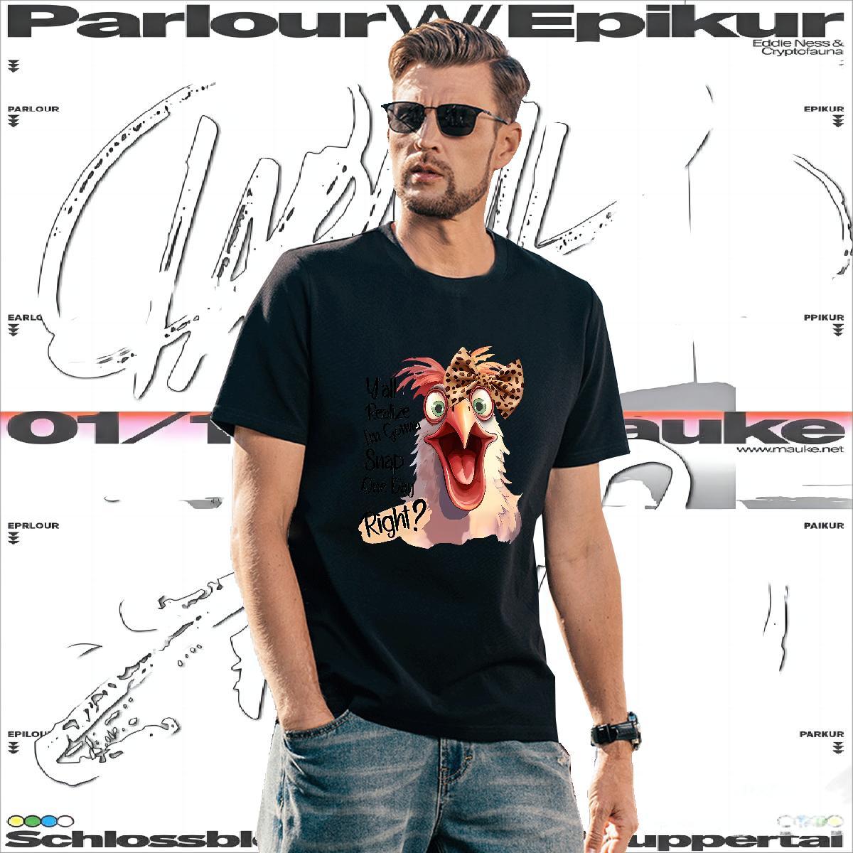 Brand T-Shirts for Men cock Breathable Spring Summer DIY Logo Oversized 230g 100% Cotton Men Tops Tees Stylist Polos