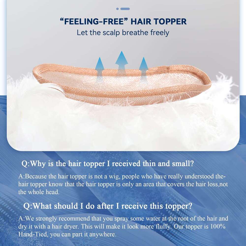 100% Remy Human Toppers Silk Base Clip Pieces Brown Ombre Grey Ash White Hairs Topper In Extension For Women Hair Loss