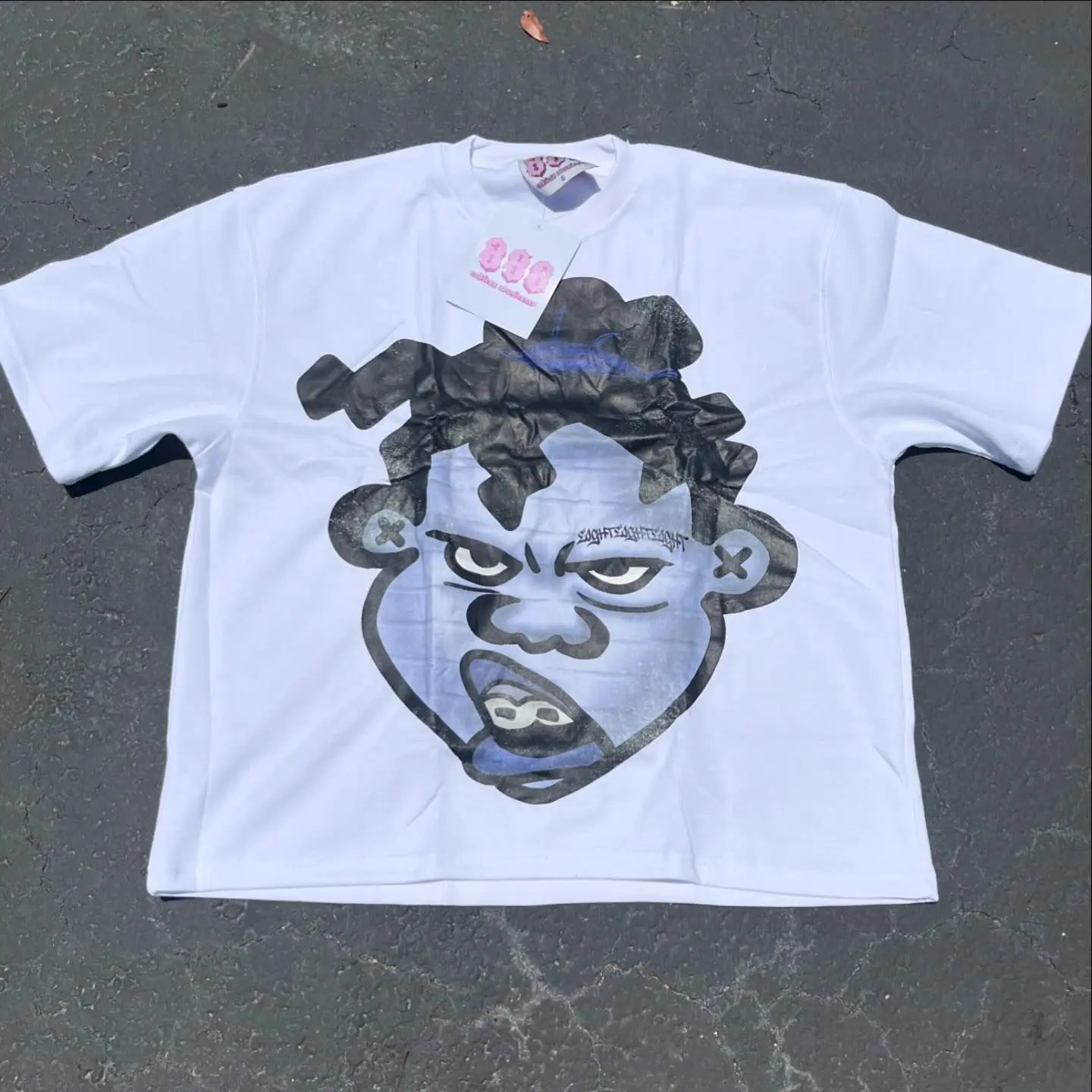 Harajuku vintage cartoon print graphic t shirts for women y2k tops in streetwear oversized t shirt gothic goth anime clothes 240819