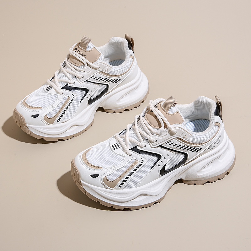 Ddmysports Instagram Korean New Dad For Women Spring Student Sports Running Casual Thick Sole Elevated Shoes G OUTDOOR