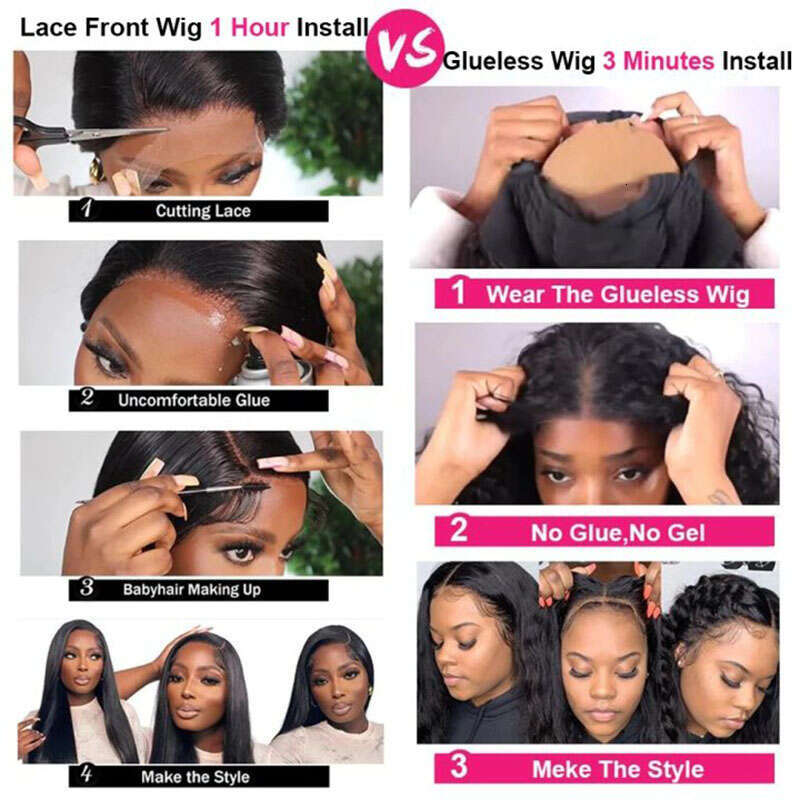 And Go Glueless Body Wave Bob Wigs For Women Ready To Wear 4X4 Lace Closure Wig Human Hair