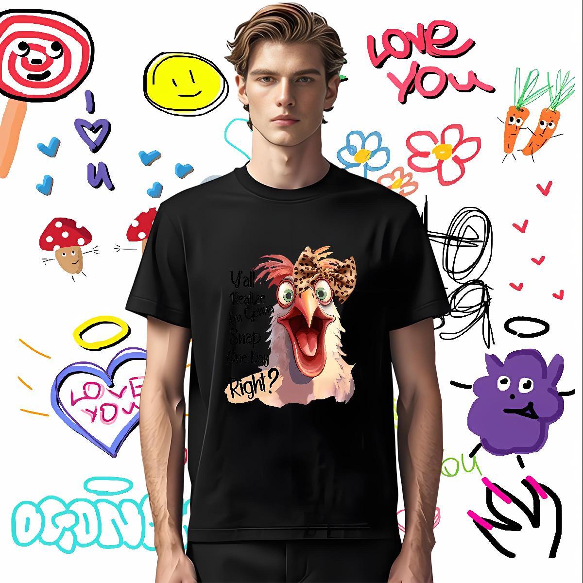Man T Shirts 230g Cotton cock Summer Casual Breathable Soft White Plus Size Men Tshirts Casual New Free Shipping Tops