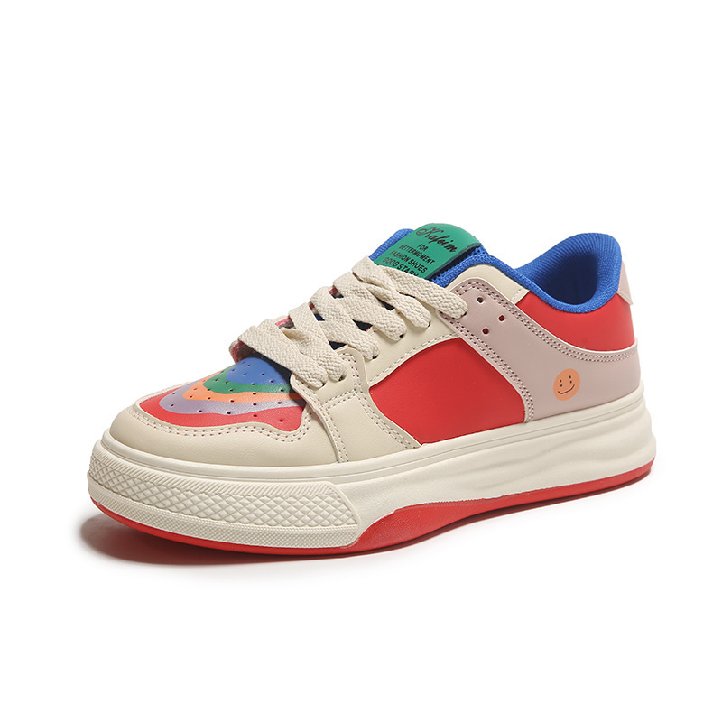 Ddmysports Summer New Mandarin Duck Colored Small White Trendy Student Breathable Versatile Casual Board Shoes Female OUTDOOR