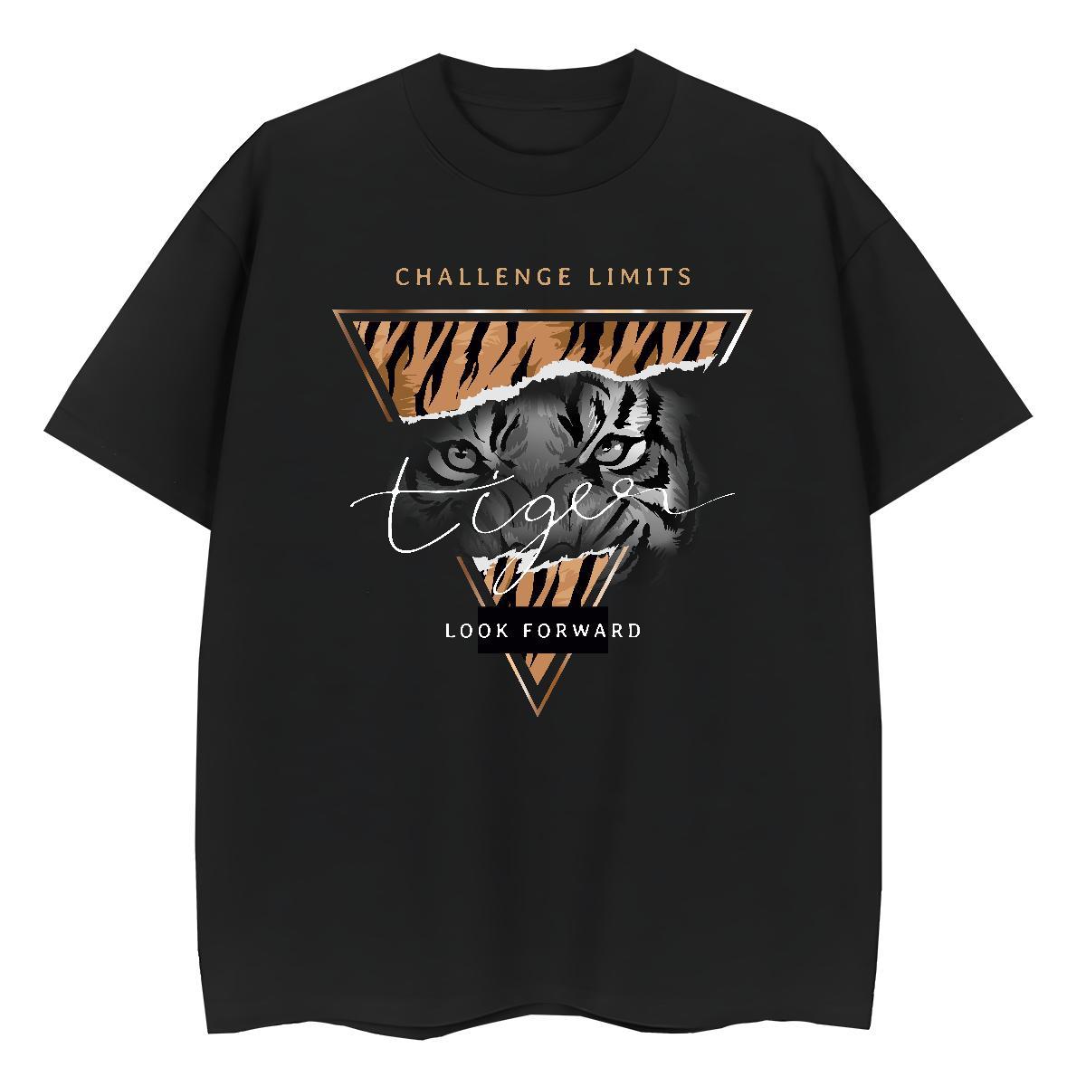 Designer Unisex Tshirts Casual Sport Breathable Short Sleeve Top Tees Designer Nice 100% Cotton 230g tiger Cartoon Printing L-4XL Women T Shirts