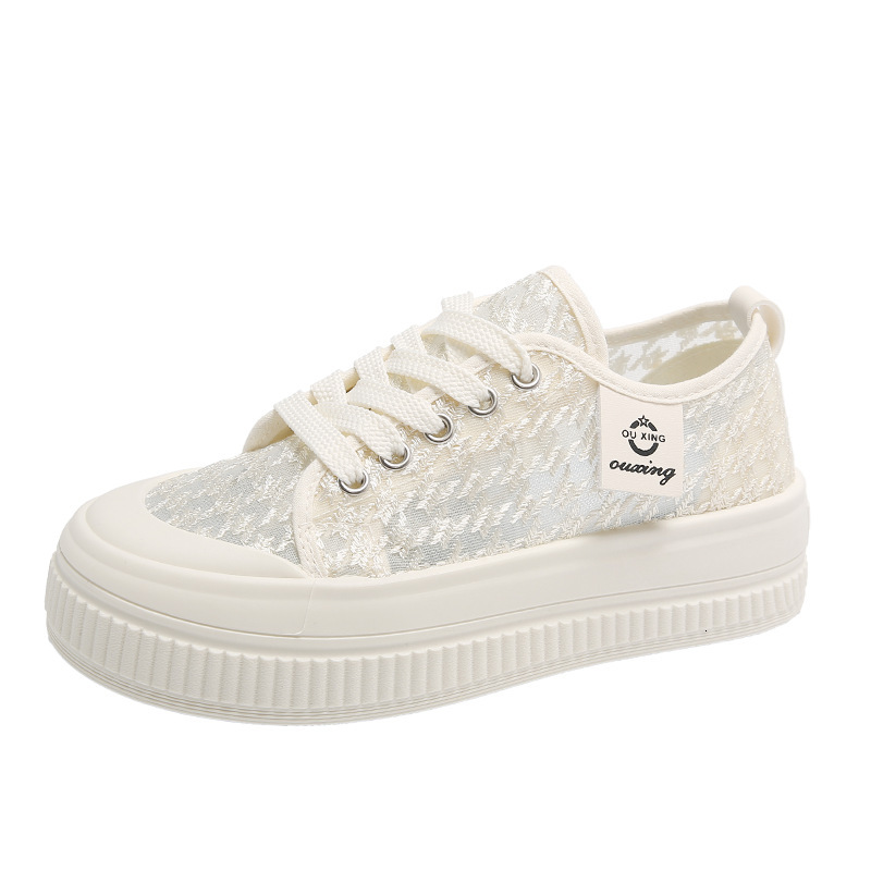 Ddmysports Little White Shoes Women S Summer New Korean Edition Instagram Female Student Leisure Breathable Versatile Sandals Street Shoot Q OUTDOOR