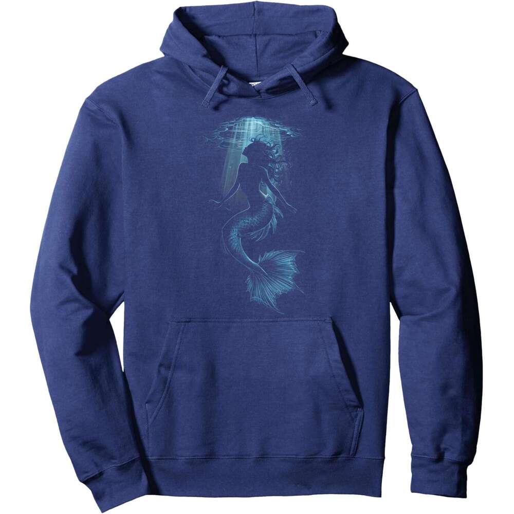 Hoodie for Mens Womens Mermaid Underwater Fantasia Graphic Tees for Men Women Pullover Hoodie Hoodies sweatshirt pullover jacket Long sleeve