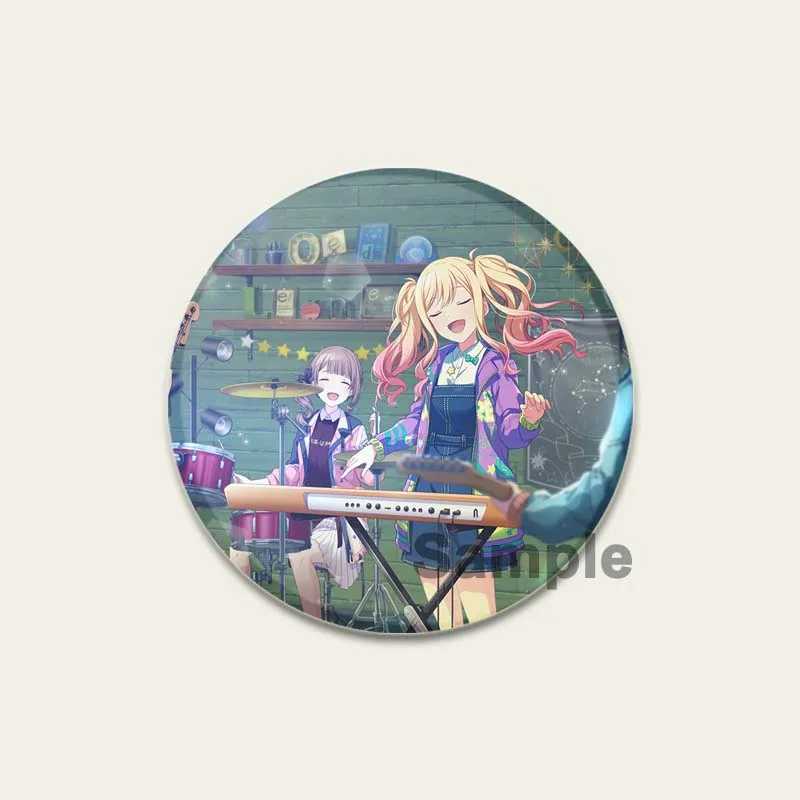 32/44/58mm anime project SEKAI pin cute cartoon badge handmade tinplate brooch backpack clothing gift accessory brooch W240815