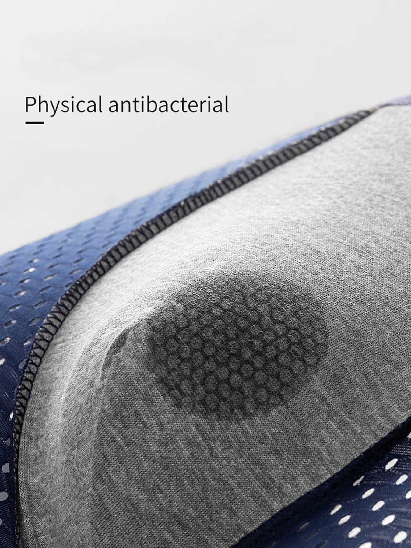7PCS/Mens Panties Ice Silk Solid Color Sexy Underwear Breathable Mesh Comfortable Stretchy Mens Underpants Boxer Sports ShortsXJ240815