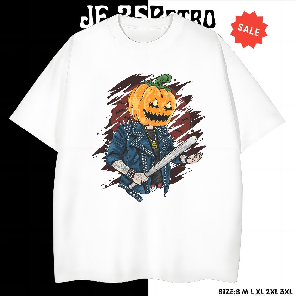 Loose T Shirt For Man pumpkin Breathable Crew Neck Street Plus Size Custom 230g Pure Cotton Men Clothes T-Shirt Classic Top Tees
