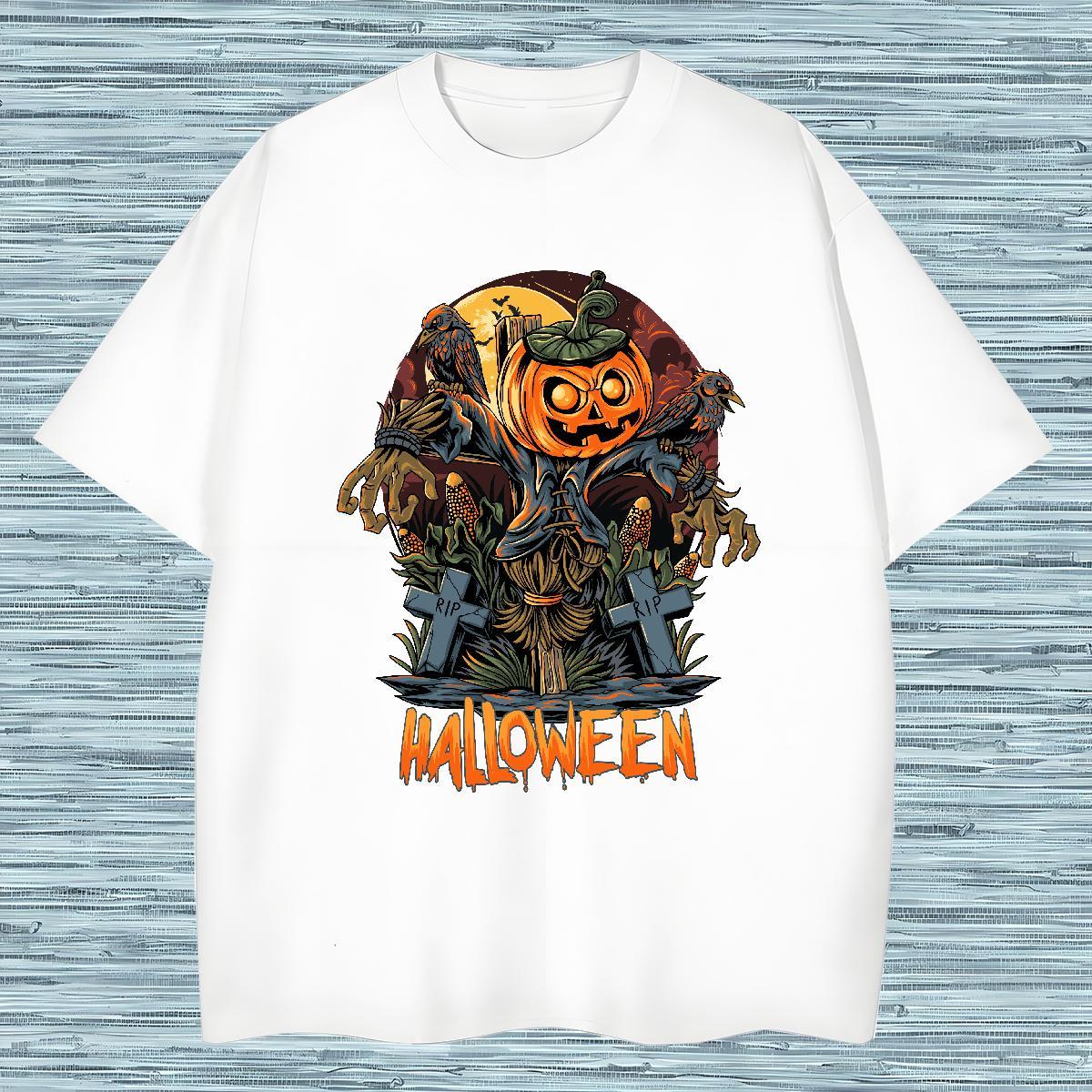 Comfortable Mens T Shirts halloween Breathable Spring Summer Custom Anime 230g Pure Cotton Couples T Shirts Designer Tops Shirt