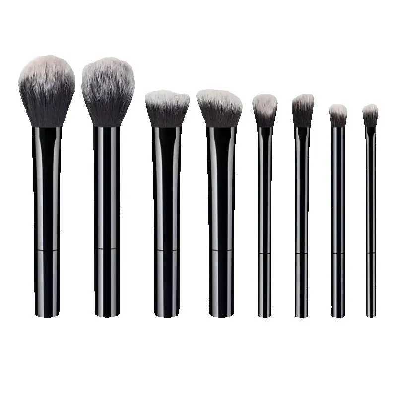 8pcs Professional Makeup Brush Set Cosmetic Foundation Powder Blush Eyeshadow Kabuki Blending Make Up Brush Beauty Tool M240820