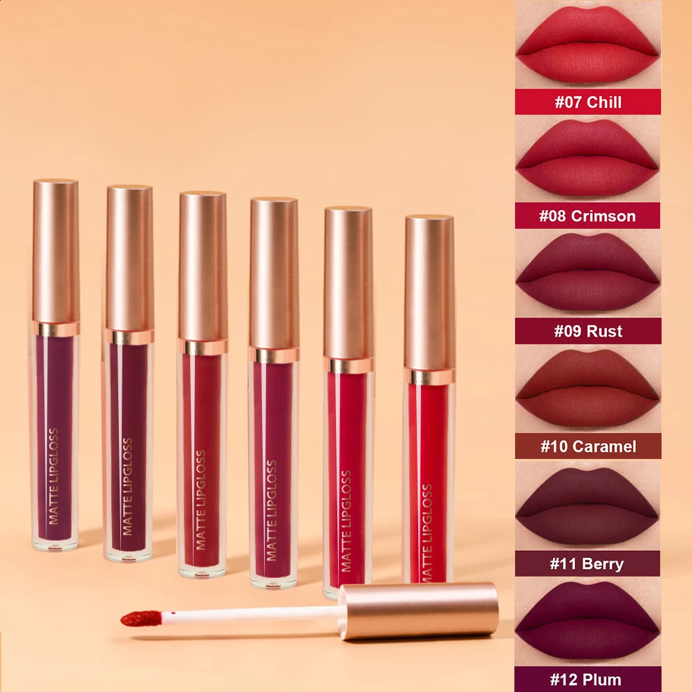 Matte lip gloss AB two sets not stained with cup mouth red lip gloss 240819