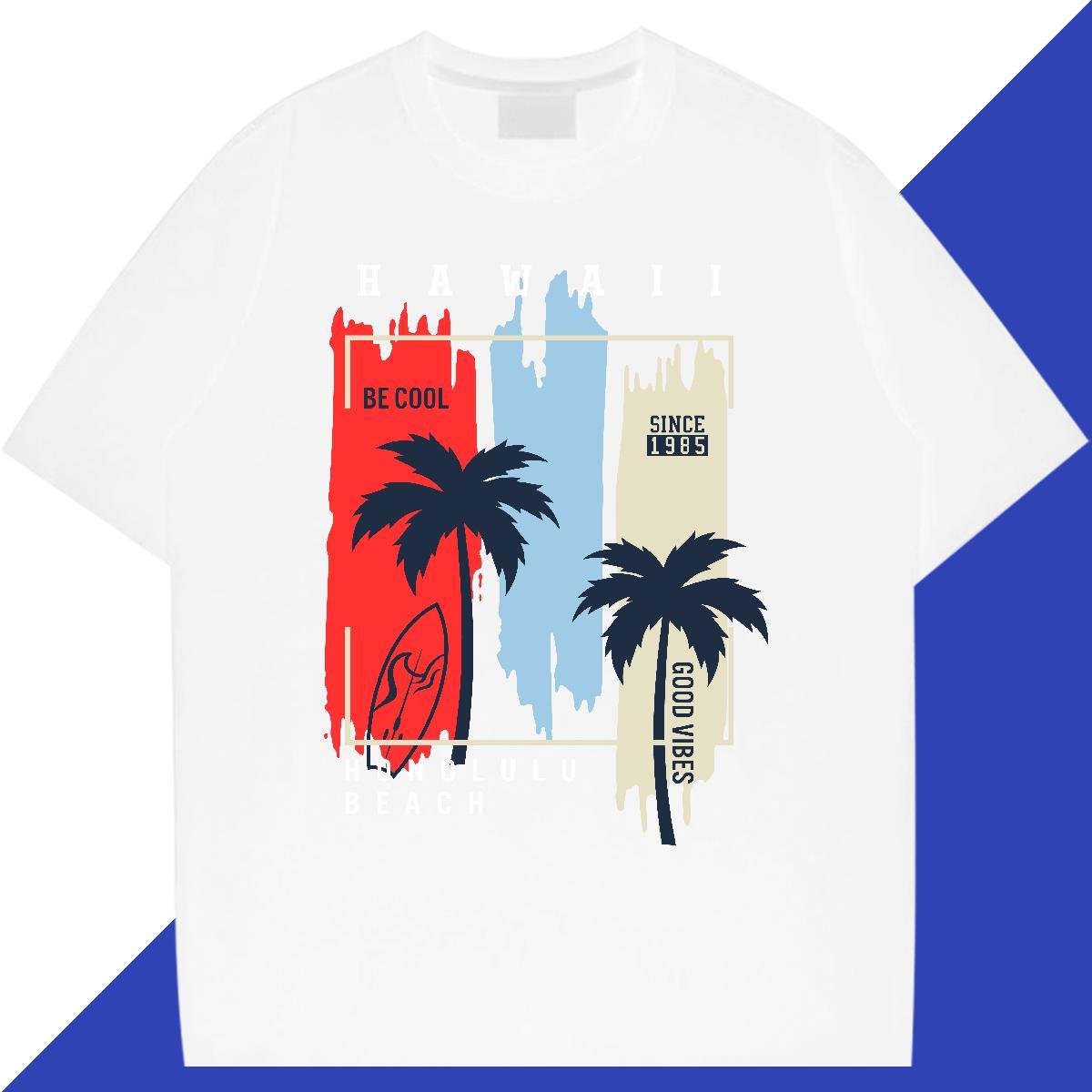 Unisex stakeboarding 230g Cotton Men Tees Street Wear Breathable Crew Neck Men T Shirts Fashion Casual Custom Cartoon Clothings