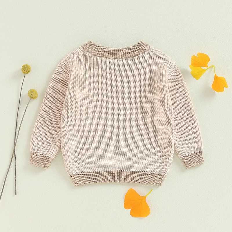 Baby Boys and Girls Knitted Sweater Autumn Baby Children Knitted Cotton Soft Winter Long Sleeve Baby Zipper Top 0-4Y W240820