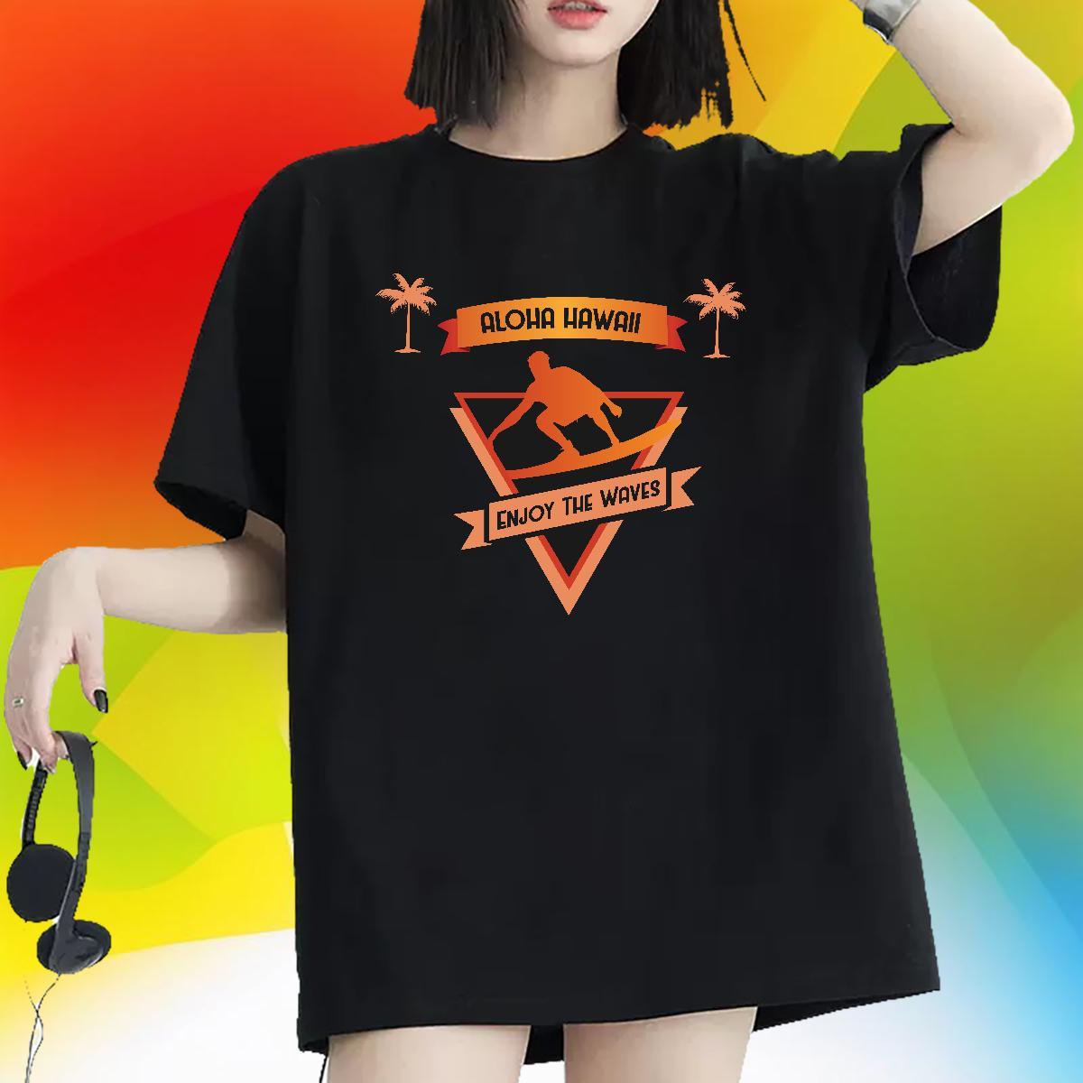 Stylist Women Tshirts Casual Sport Comfortable Wear Unisex 100% Cotton 230g skateboarding DIY Logo Woman T Shirts