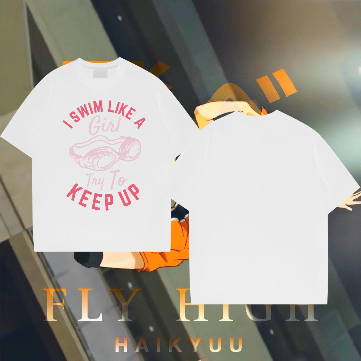 Popular monogram 100% Cotton 230g Mens Tshirts Street Breathable Short Sleeve T shirt 2024 New DIY Anime Clothes