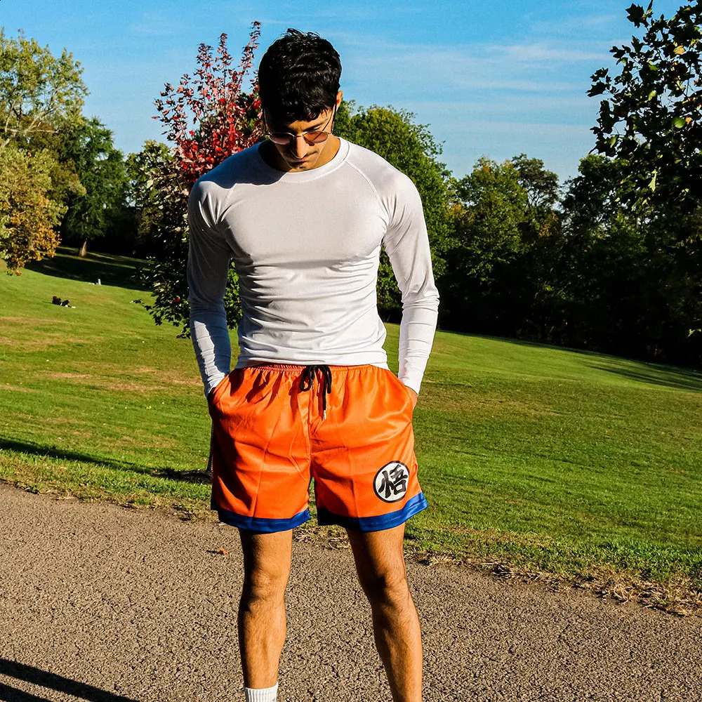 Mens gym shorts 3D printed quick drying grid casual board summer jogging fitness basketball 240819