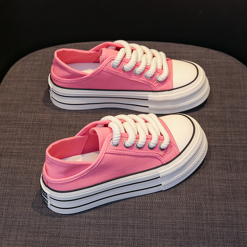 Ddmysports Instagram Korean Version Two In Canvas Summer New Versatile Student Running Board Casual Shoes For Women OUTDOOR