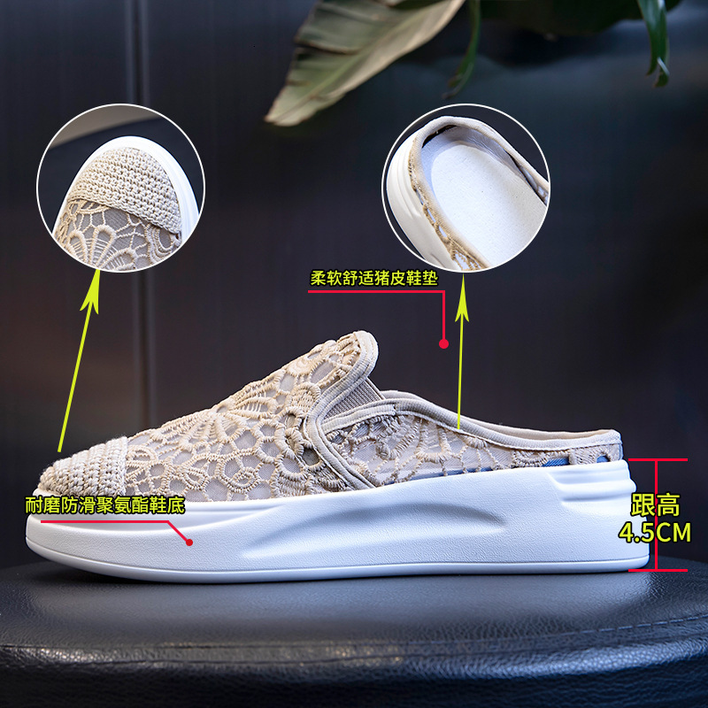Ddmysports Fisherman S Half Slippers Summer Outerwear New Style Fashionable Lightweight Casual Flat Bottomed Women Shoes And Sandals OUTDOOR