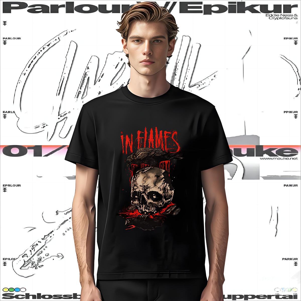 T-Shirts 100% Cotton 230g scary Street Wear Short Sleeve Soft DIY Printed Men Tshirts Fashion New Brand Clothes
