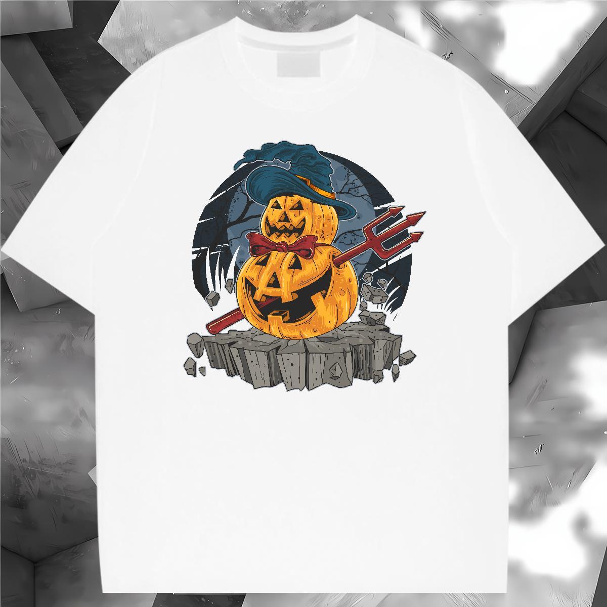 Wholesale T Shirts Men pumpkin Pure Cotton Beach White Plus Size 230g 100% Cotton Men Tshirts Brand Tops Shirt