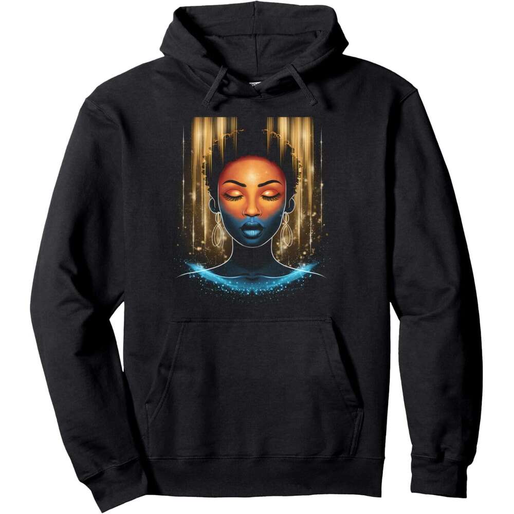 Hoodie for Mens Womens Afro Woman Queen African American Pride History Pullover Hoodie Hoodies sweatshirt pullover jacket Long sleeve