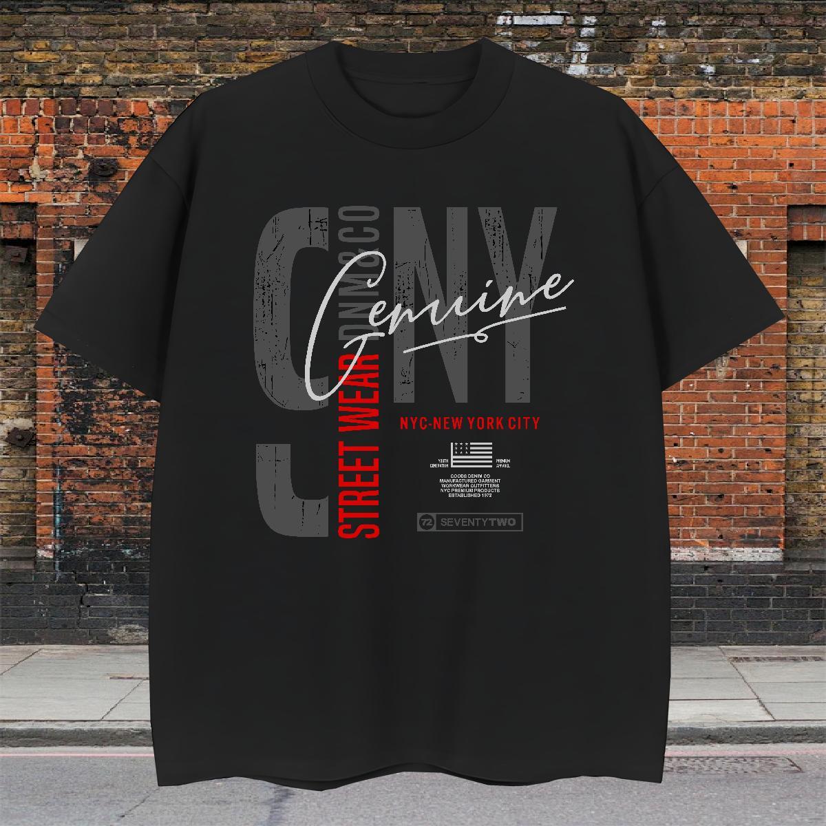 High Quality Couples T Shirts Street Casual 230g Cotton Floral Print Breathable Crew Neck letter T-Shirts for Men DIY Customized Top Tees